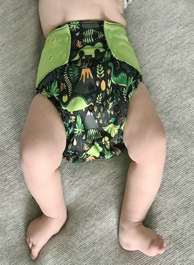 Ecoable Reusable Diaper Cover: Waterproof Shell for Baby Prefold Cloth Diapers, Flats, Fitted or Inserts (Black Arrow) - Image 4